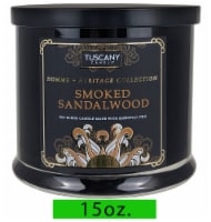 Tuscany Candle™ Homme & Heritage Collection Smoked Sandalwood Scented Jar Candle Perspective: Main