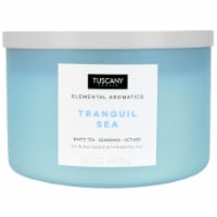 Tuscany Candle Elemental Aromatics Tranquil Sea Scented Jar Candle Perspective: Main