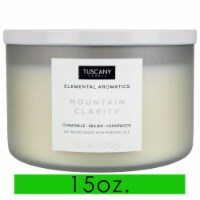 Tuscany Candle Elemental Aromatics Mountain Clarity Scented Jar Candle Perspective: Main