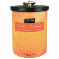 Tuscany Home Decor Collection Scented Jar Candle - Mandarin Tradewinds
