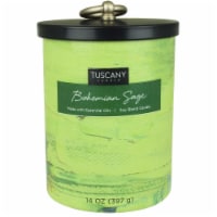 Tuscany Home Decor Collection Scented Jar Candle - Bohemian Sage