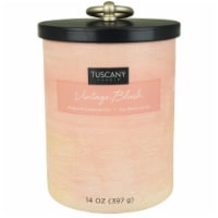 Tuscany Home Decor Collection Scented Jar Candle - Vintage Blush