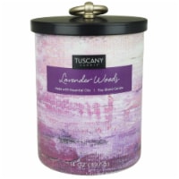 Tuscany Home Decor Collection Scented Jar Candle - Lavender Woods