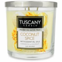 Tuscany Candle Limited Edition Coconut Spice Jar Candle - Cream Perspective: Main