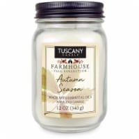 Tuscany Candle Farmhouse Fall Collection Autumn Season Jar Candle - White Perspective: Main