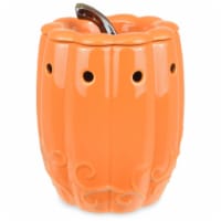 Tuscany Pumpkin with Stem Large Ceramic Warmer Perspective: Main