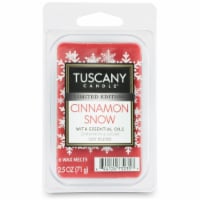 Tuscany Candle Limited Edition Cinnamon Snow Wax Melt - Red Perspective: Main