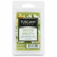 Tuscany Candle Limited Edition Winter Wreath Wax Melt - Green Perspective: Main