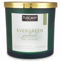 Tuscany Candle Limited Edition Evergreen Garland Scented Jar Candle Perspective: Main