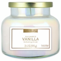 Tuscany Candle Limited Edition Sugared Vanilla Scented Iridescent Jar Candle Perspective: Main