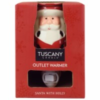 Tuscany Candle Limited Edition Santa with Holly Ceramic Outlet Wax Warmer Perspective: Main