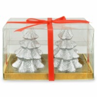 Tuscany Candle Glitter Molded Tree Candles - Silver Perspective: Main