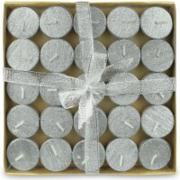 Tuscany Candle Glitter Tea Lights - Silver Perspective: Main
