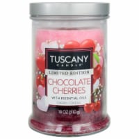 Tuscany Chocolate Cherries Scented Candle Perspective: Main