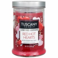 Tuscany Red Hot Hearts Scented Candle Perspective: Main