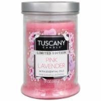 Tuscany Pink Lavender Scented Candle Perspective: Main
