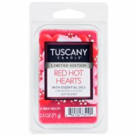 Tuscany Candle Limited Edition Red Hot Hearts Wax Melts Perspective: Main