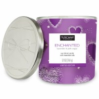Tuscany Candle Limited Edition Enchanted Lavender & Pink Sugar Scented Jar Candle Perspective: Main