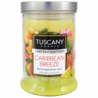Tuscany Limited Edition Scented Triple Pour Jar Candle - Caribbean Breeze Perspective: Main