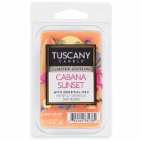 Tuscany Candle Limited Edition Cabana Sunset Wax Melts Perspective: Main