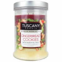 Tuscany Candle Gingerbread Cookies Scented Triple Pour Jar Candle