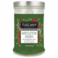 Tuscany Limited Edition Mistletoe Kisses Scented Jar Candle