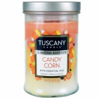 Tuscany Candle Candy Corn Limited Edition Scented Triple Pour Jar Candle Perspective: Main