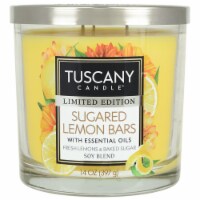 Tuscany Candle Sugared Lemon Bars Limited Edition Scented Jar Candle Perspective: Main