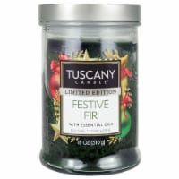 Tuscany Candle™ Limited Edition Festive Fir Scented Jar Candle Perspective: Main