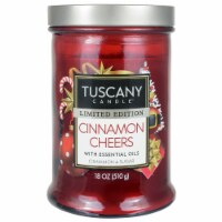 Tuscany Candle™ Limited Edition Cinnamon Cheers Scented Painted Jar Candle Perspective: Main