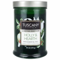 Tuscany Candle™ Limited Edition Holly & Hearth Scented Painted Jar Candle Perspective: Main