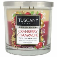 Tuscany Candle Cranberry Champagne Soy Blend Candle Perspective: Main