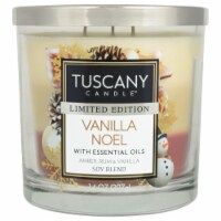 Tuscany Candle™ Limited Edition Vanilla Noel Scented Triple Pour Jar Candle Perspective: Main
