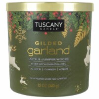 Tuscany Candle™ Limited Edition Gilded Garland Scented Jar Candle Perspective: Main