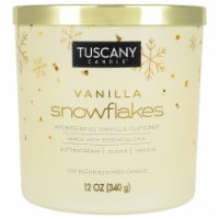Tuscany Candle™ Limited Edition Vanilla Snowflakes Scented Jar Candle Perspective: Main