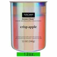 Tuscany Candle™ Serene Clean Collection Crisp Apple Scented Jar Candle Perspective: Main