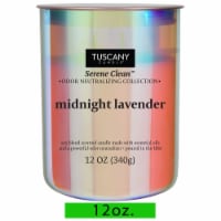 Tuscany Candle™ Serene Clean Collection Midnight Lavender Scented Jar Candle Perspective: Main