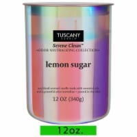 Tuscany Candle™ Serene Clean Collection Lemon Sugar Scented Jar Candle Perspective: Main