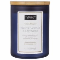 Tuscany Candle™ Frosted Cedar & Lavender Scented Jar Candle Perspective: Main