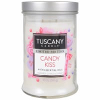 Tuscany Candle™ Limited Edition Candy Kiss Jar Candle Perspective: Main