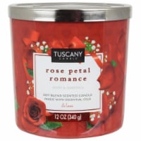 Tuscany™ Limited Edition Rose Petal Romance Scented Jar Candle Perspective: Main