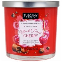 Tuscany™ Limited Edition Black Forest Cherry Scented Jar Candle Perspective: Main