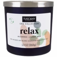 Tuscany Candle™ CBD Collection Relax Scented Jar Candle