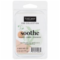 Tuscany CandleÍ CBD Collection Soothe Wax Melt Perspective: Main