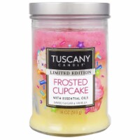 Tuscany Frosted Cupcake Limited Edition Scented Triple Pour Jar Candle Perspective: Main