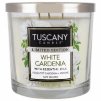 Tuscany Candle White Gardenia Limited Edition Jar Candle Perspective: Main