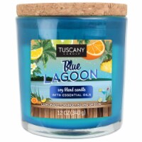 Tuscany Limited Edition Scented Jar Candle - Blue Lagoon Perspective: Main