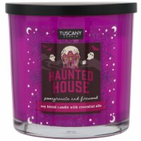 Tuscany Candle 12 oz Limited Edition Scented Haunted House Halloween Jar Candle Perspective: Main