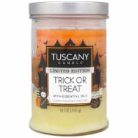 Tuscany Candle 18 oz Limited Edition Trick Or Treat Scented Halloween Jar Candle