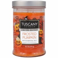 Tuscany Candle® 18 oz Limited Edition Frosted Pumpkin Scented Halloween Jar Candle
